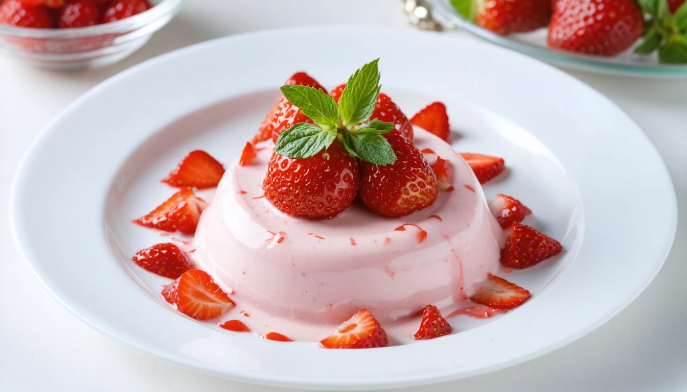 mousse di fragole